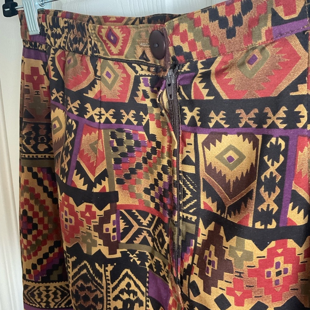 Stonebridge Petites Geometric Patterned Skirt - M… - image 5